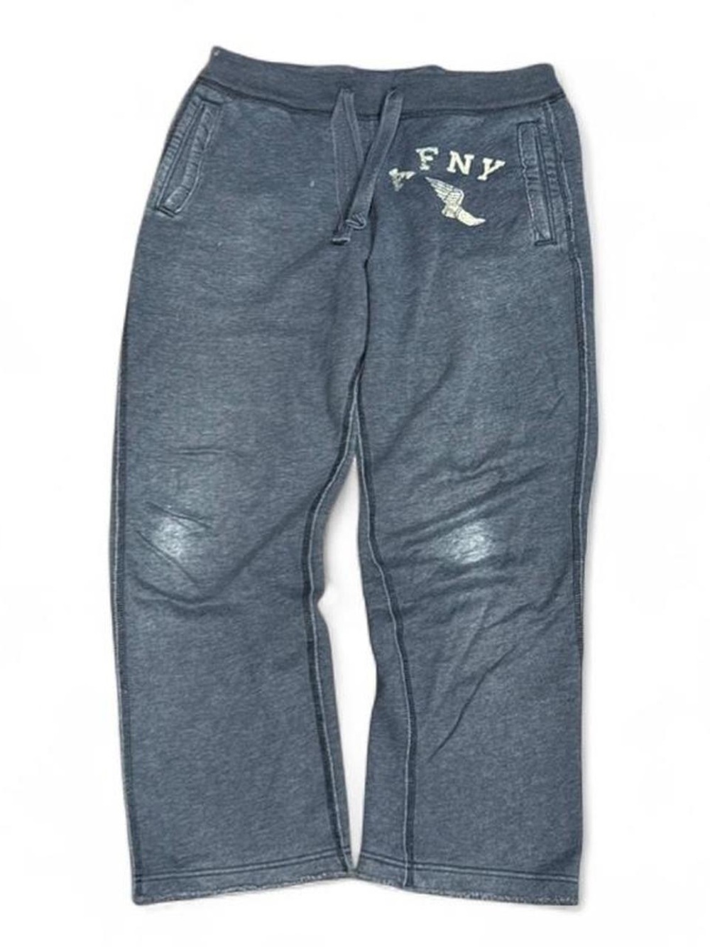 Y2K Abercrombie & Fitch Logo Faded Wide Leg Baggy Sweatpants